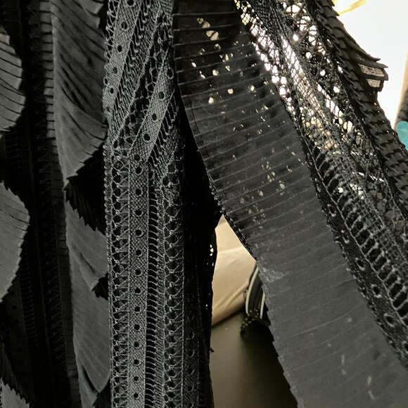 Daniel Rainn for Anthropologie black lace dress - Picture 4 of 9